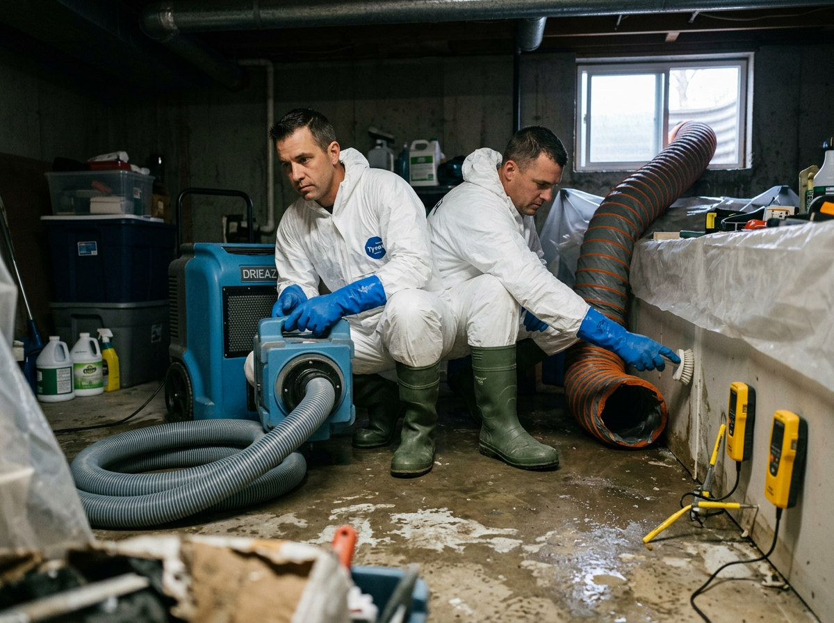 water damage restoration in Greenleaf